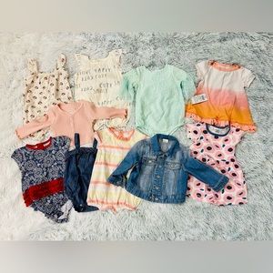 3-6 Months Girls Bundle - 10 Pieces